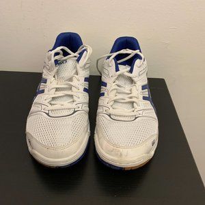 Asics White Indoor sports shoes sinze US 10